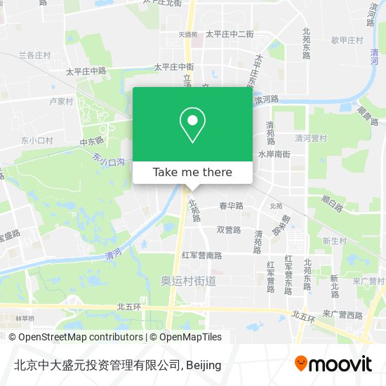 北京中大盛元投资管理有限公司 map