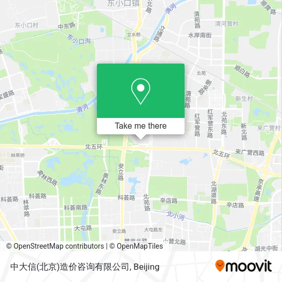 中大信(北京)造价咨询有限公司 map