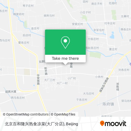 北京百和隆兴熟食凉菜(大厂分店) map