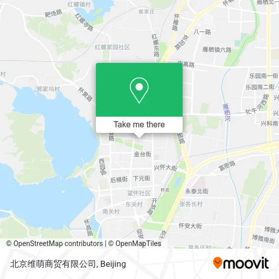 北京维萌商贸有限公司 map