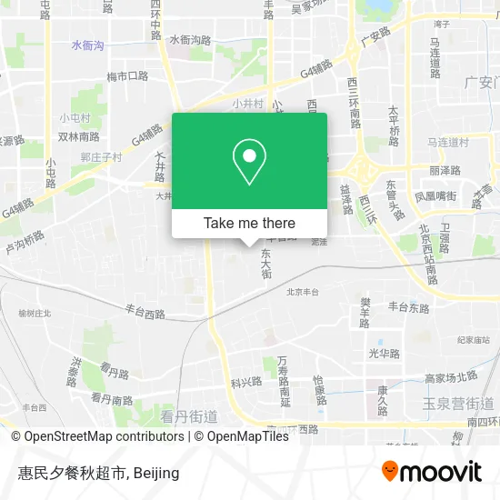 惠民夕餐秋超市 map