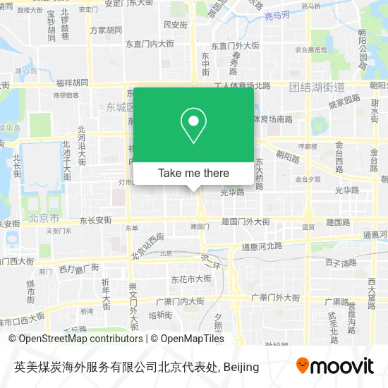 英美煤炭海外服务有限公司北京代表处 map