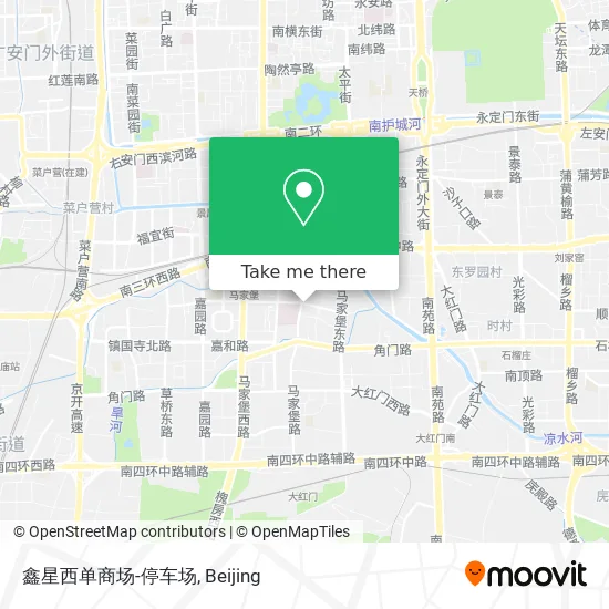 鑫星西单商场-停车场 map