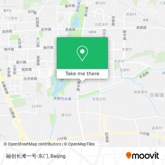 融创长滩一号-东门 map