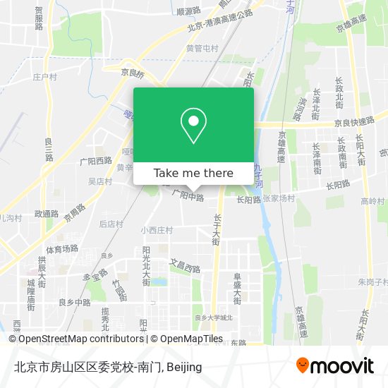 北京市房山区区委党校-南门 map