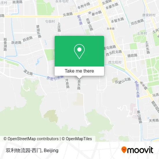 双利物流园-西门 map