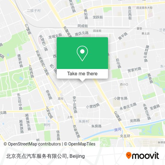 北京亮点汽车服务有限公司 map