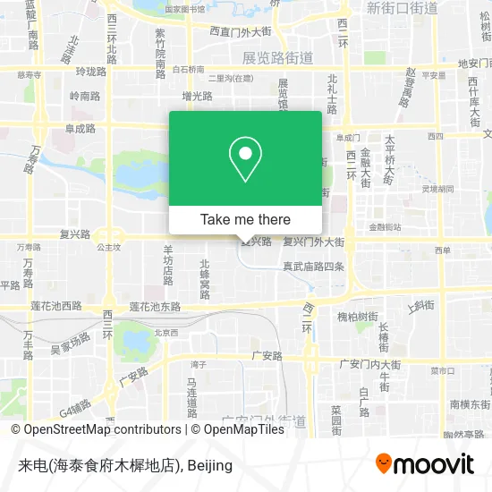 来电(海泰食府木樨地店) map