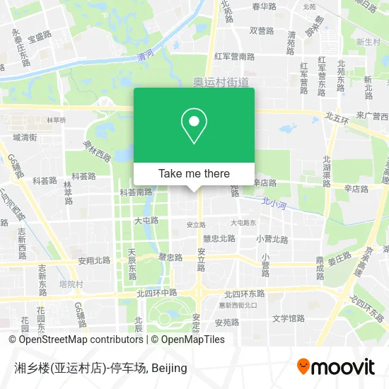 湘乡楼(亚运村店)-停车场 map