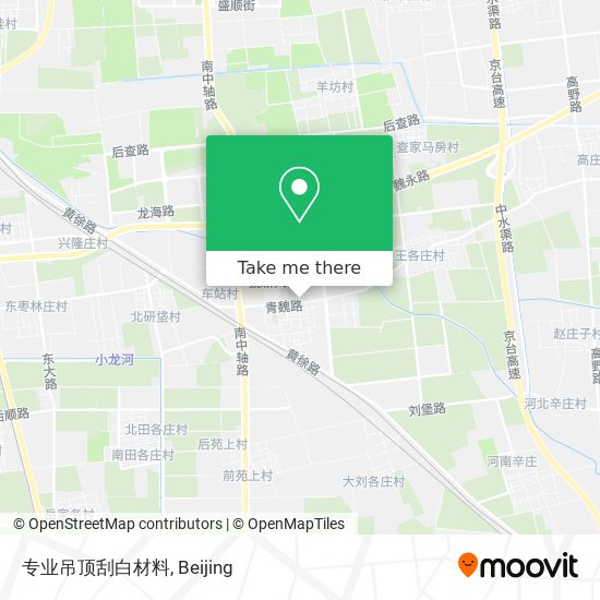 专业吊顶刮白材料 map