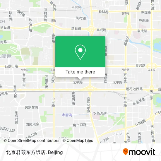 北京君颐东方饭店 map