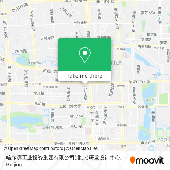 哈尔滨工业投资集团有限公司(北京)研发设计中心 map