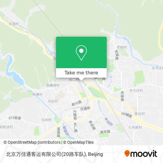 北京万佳通客运有限公司(20路车队) map
