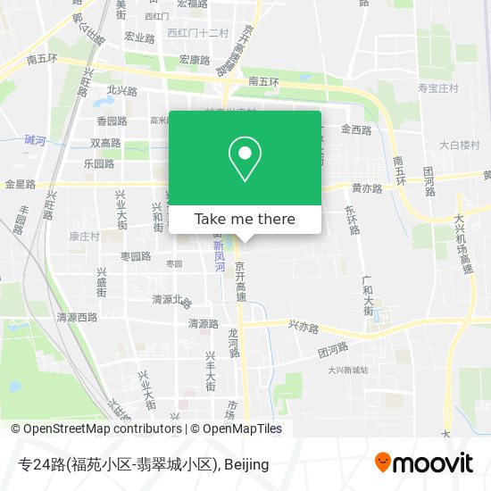 专24路(福苑小区-翡翠城小区) map