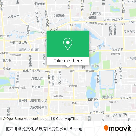 北京御茗苑文化发展有限责任公司 map