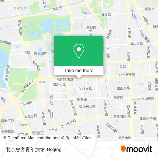 北京惠客青年旅馆 map