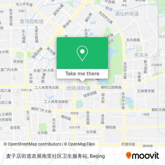 麦子店街道农展南里社区卫生服务站 map