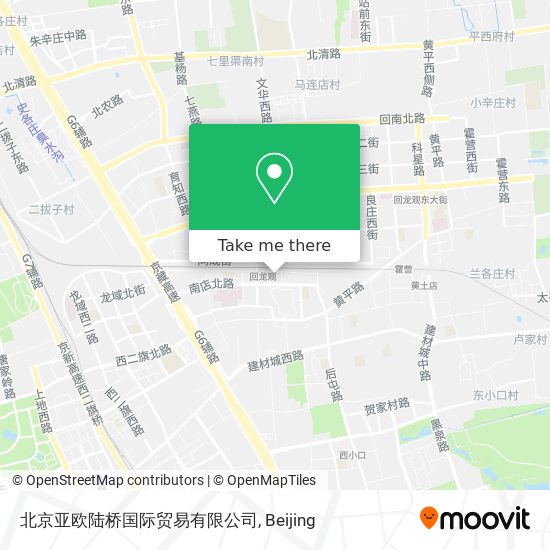 北京亚欧陆桥国际贸易有限公司 map