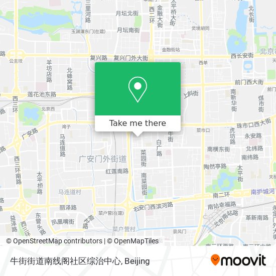 牛街街道南线阁社区综治中心 map