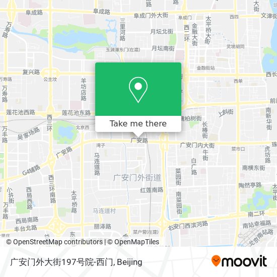 广安门外大街197号院-西门 map
