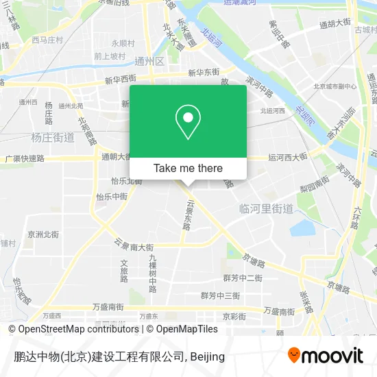 鹏达中物(北京)建设工程有限公司 map