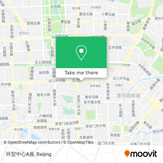 环贸中心A座 map