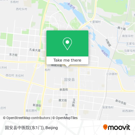 固安县中医院(东1门) map