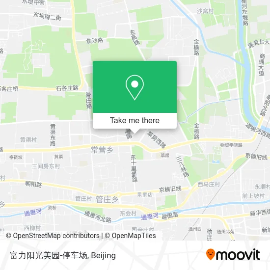 富力阳光美园-停车场 map