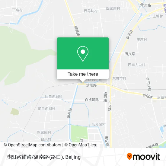 沙阳路辅路/温南路(路口) map