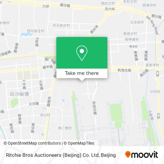 Ritchie Bros Auctioneers (Beijing) Co. Ltd map
