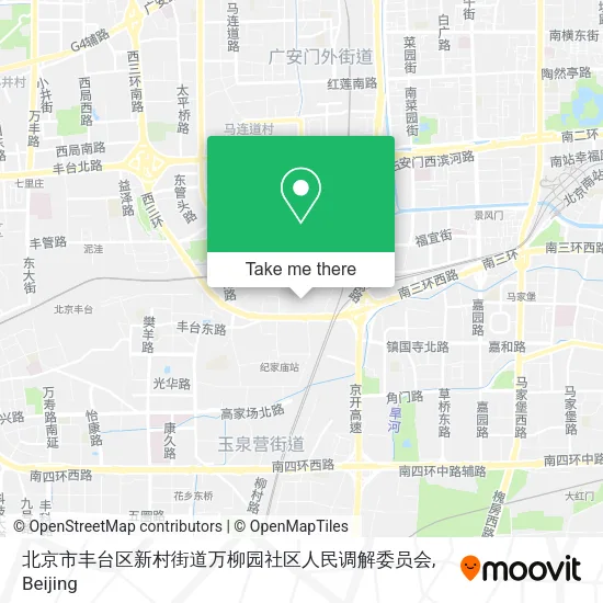 北京市丰台区新村街道万柳园社区人民调解委员会 map