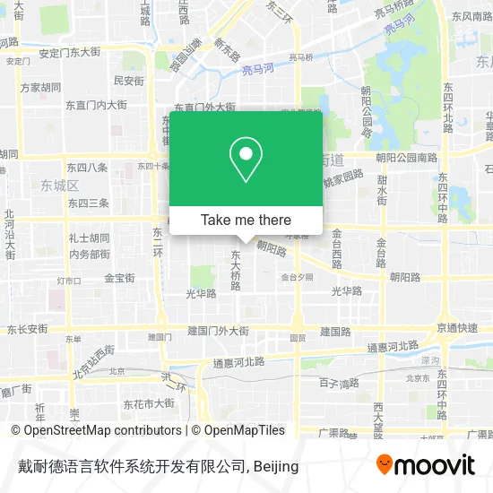 戴耐德语言软件系统开发有限公司 map
