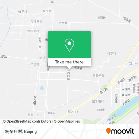 杨辛庄村 map
