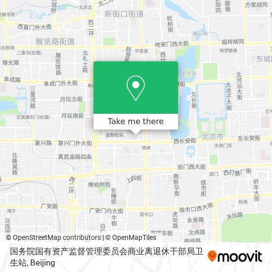 国务院国有资产监督管理委员会商业离退休干部局卫生站 map