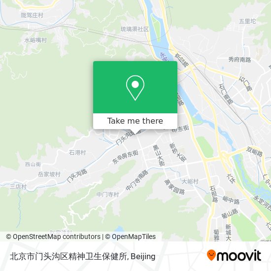 北京市门头沟区精神卫生保健所 map