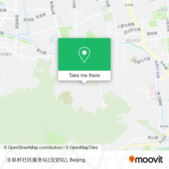 冷泉村社区服务站(流管站) map