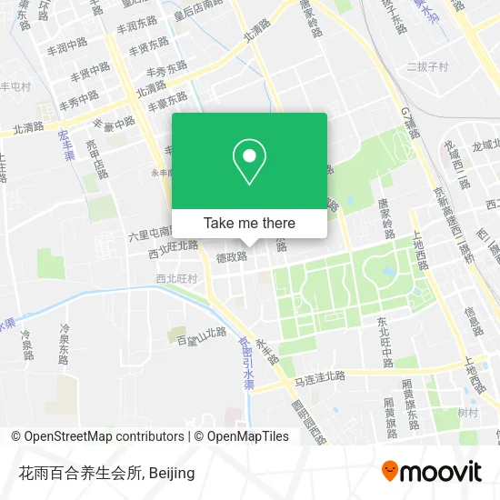 花雨百合养生会所 map