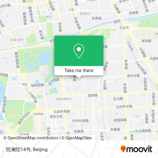 照澜院14号 map