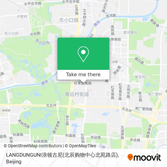 LANGDUNGUNI浪顿古尼(北辰购物中心北苑路店) map
