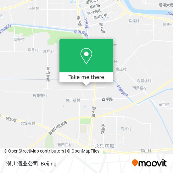 淏川酒业公司 map