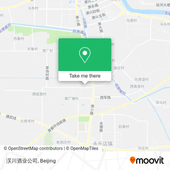 淏川酒业公司 map