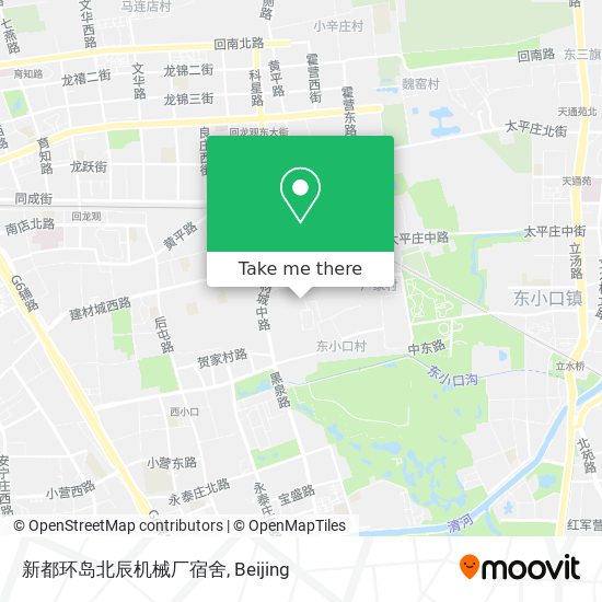 新都环岛北辰机械厂宿舍 map