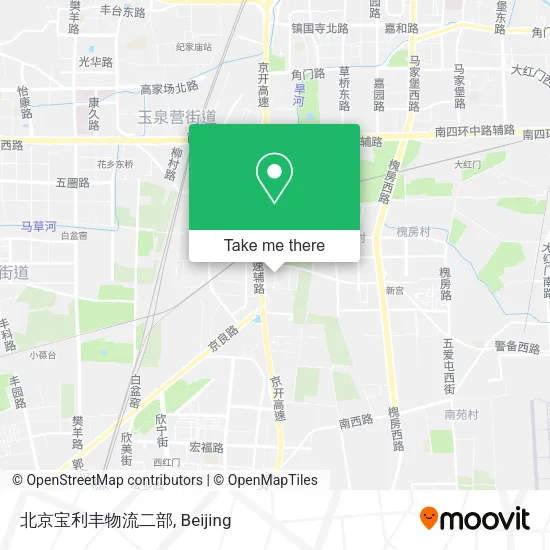 北京宝利丰物流二部 map