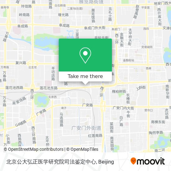 北京公大弘正医学研究院司法鉴定中心 map