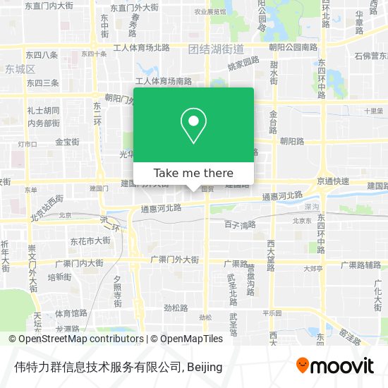 伟特力群信息技术服务有限公司 map