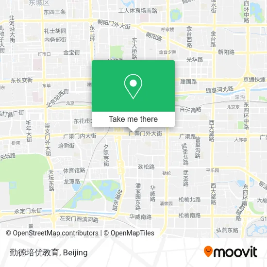 勤德培优教育 map