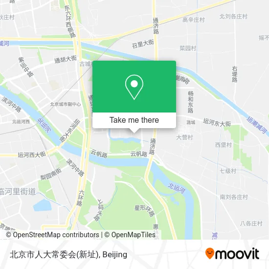 北京市人大常委会(新址) map