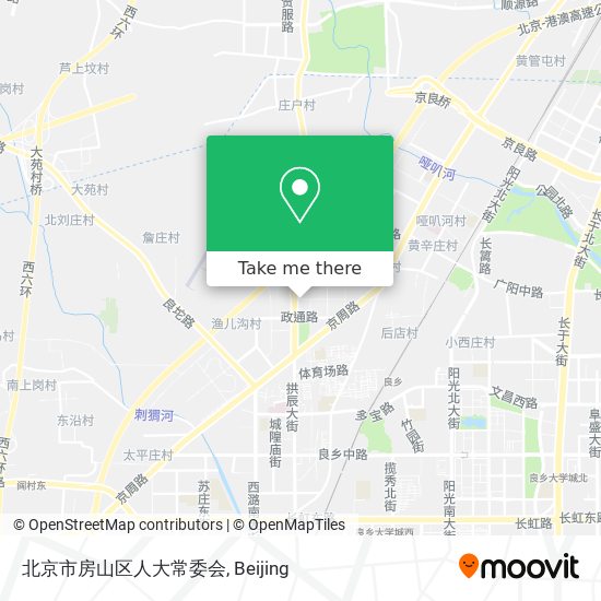 北京市房山区人大常委会 map