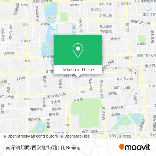 南深沟胡同/西兴隆街(路口) map