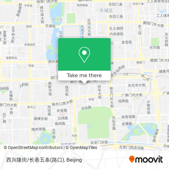 西兴隆街/长巷五条(路口) map